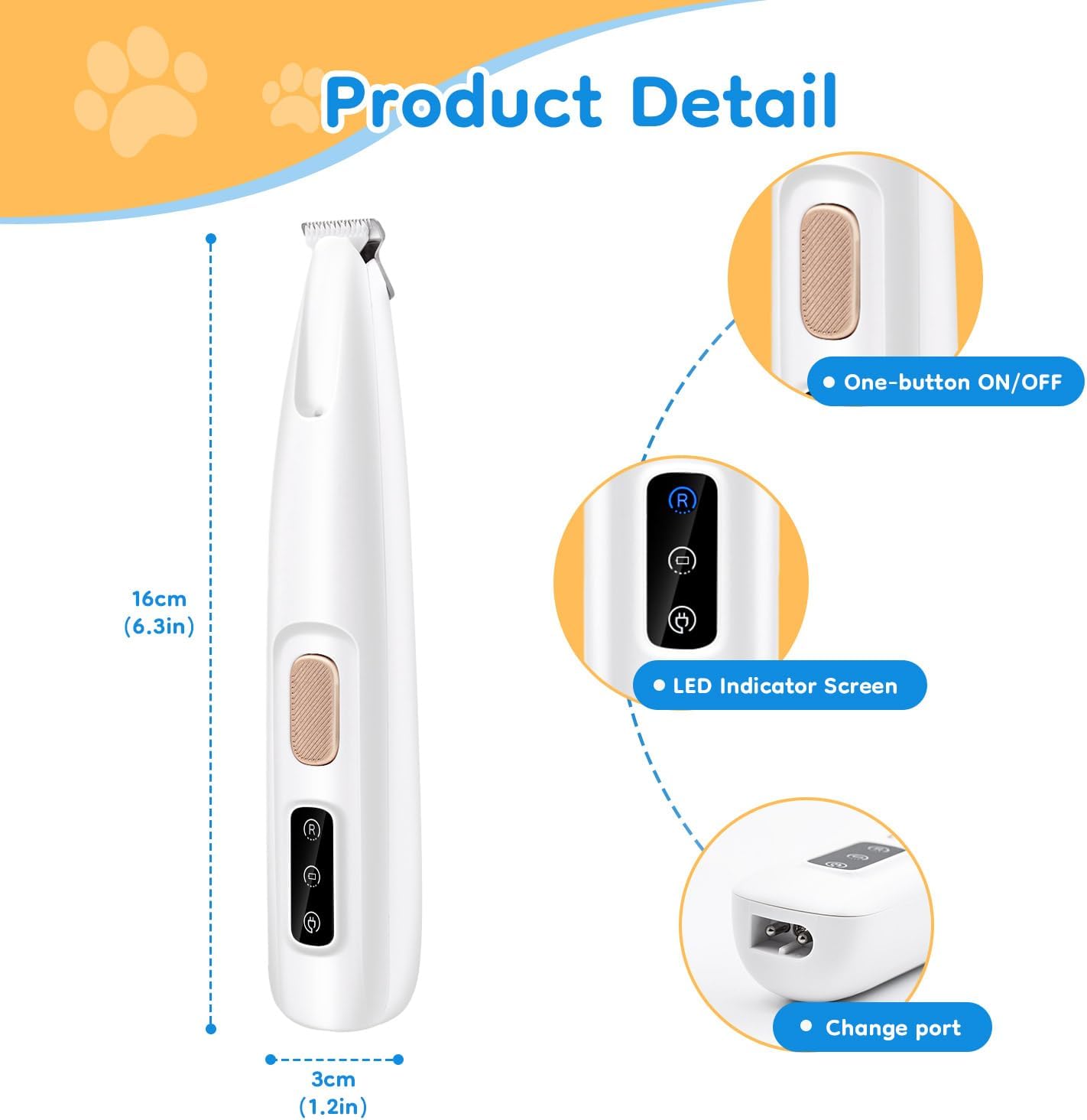 Lykast™ Precision Pet Grooming Trimmer